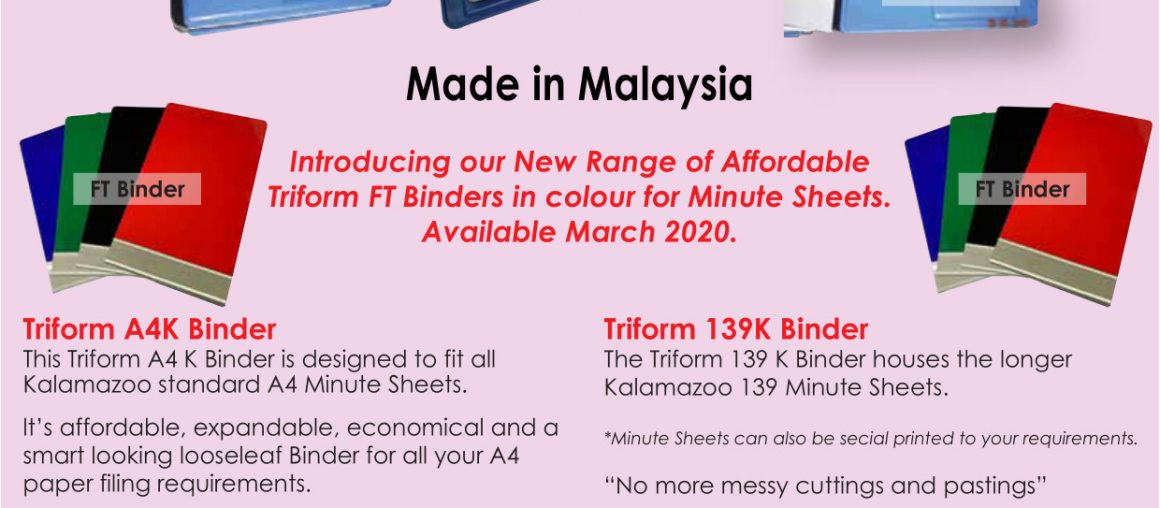 Kalamazoo Minute Sheets Size 139 Ref 201105